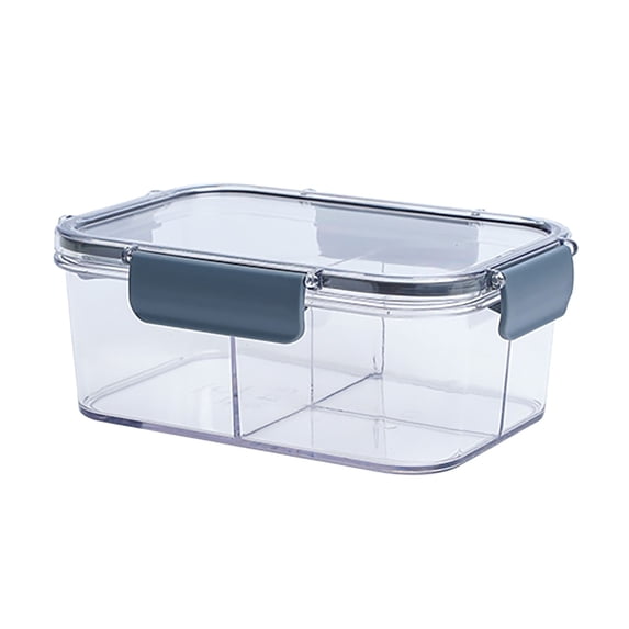 Huayishang Lunch Box for Women 1100Ml Transparent Fresh-Keeping Box Fruit and Vegetable Lunch Box Lunch Box Ff, Kitchen Essentials Clearance Sale