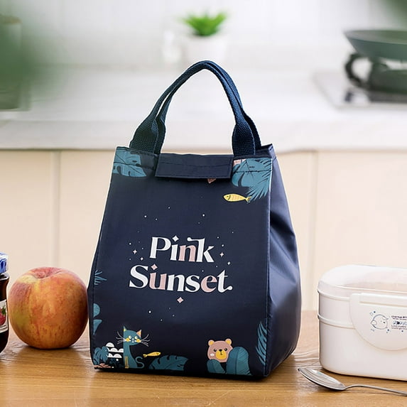 Huayishang Lunch Box for Women Cartoon Cute Lunch Bag Lunch Bag (Little Lazy Bear), Kitchen Essentials Clearance Sale