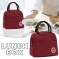thumbnail image 1 of Huayishang Lunch Box for Women Lunch Bag Canvas Durable and Resuable Picnic Teen, Kitchen Essentials Clearance Sale, 1 of 3