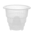 thumbnail image 1 of Huayishang Plant Pots Clearance, 12Cm Orchid Clear Flower Pot Plastic Slotted Breathable Orchid Pots Garden Supplies, 1 of 1