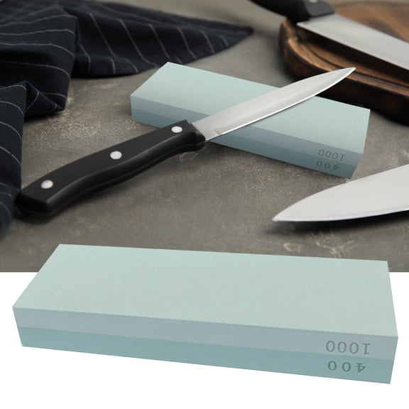 Huayishang Polishing Stone Double Sided Kitchen Sharpening Whetstone Whetstone White Set, Kitchen Essentials Clearance Sale Mint Green