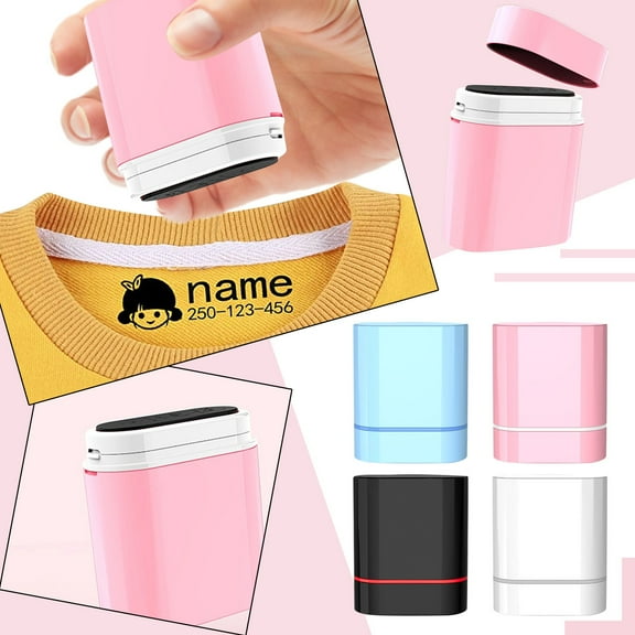 Huayishang School Supplies Clearance, Name Stamp for Clothing Name Stamp Personalized Stamp for Kids Cloths Fabric Stamper for Clothes Custom Stamp