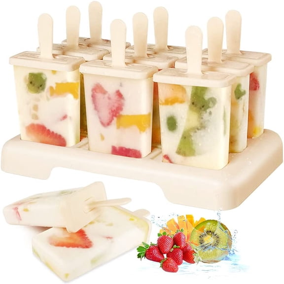 Huayishang Silicone Molds Diy Molds Maker Reusable Ice Ice Popsicle Ice Cake Mould, Kitchen Essentials Clearance Sale