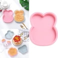 thumbnail image 1 of Huayishang Silicone Molds Silicone Cake Mold Cute Layered Rainbow Baking Pan Pizza Baking Tools (6-Inch Bunny) Pink, Kitchen Essentials Clearance Sale Pink, 1 of 6