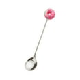 thumbnail image 1 of Huayishang Stainless Steel Cookware Set Stainless Steel Sweet Donut Dessert Fork Coffee Spoon and Stirrer, Kitchen Essentials Clearance Sale, 1 of 5