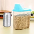 thumbnail image 1 of Huayishang Storage Box Plastic Sealed Jar Kitchen Food Storage Jar Grain Jar Lid Storage Box, Kitchen Essentials Clearance Sale, 1 of 3