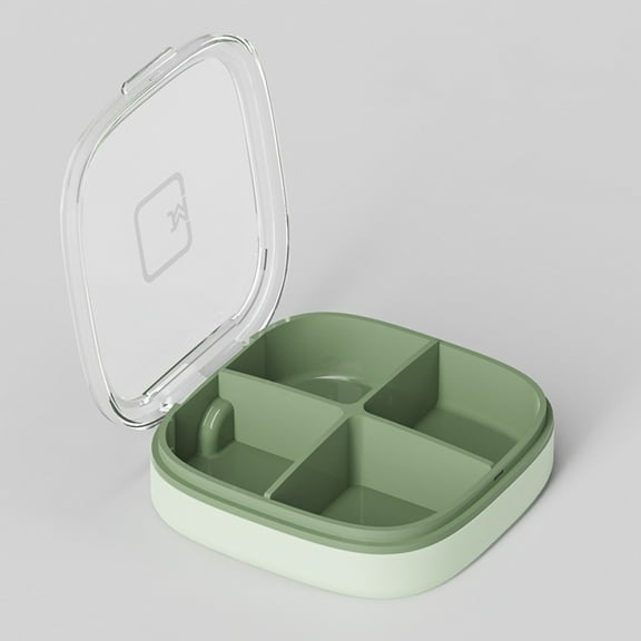 Huayishang Storage Box Portable Small Mini Storage Box with Large Capacity for Travel with Compartments and Sealed Moisture-Proof Box B, Kitchen Essentials Clearance Sale