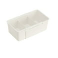 thumbnail image 1 of Huayishang Storage Box Retractable Storage Box with Wide Compartments, White [27*14.5*9.5Cm], Kitchen Essentials Clearance Sale, 1 of 7