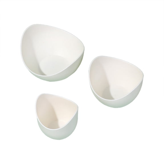 Huayishang Storage Container Combinable and Stackable Flower-Shaped Fruit Plate, Kitchen Essentials Clearance Sale White