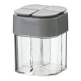 thumbnail image 1 of Huayishang Storage Rack 4 in 1 Seasoning Bottle Plastic Sal Tank Combination Sealing Moisture Proof, Kitchen Essentials Clearance Sale Grey, 1 of 2