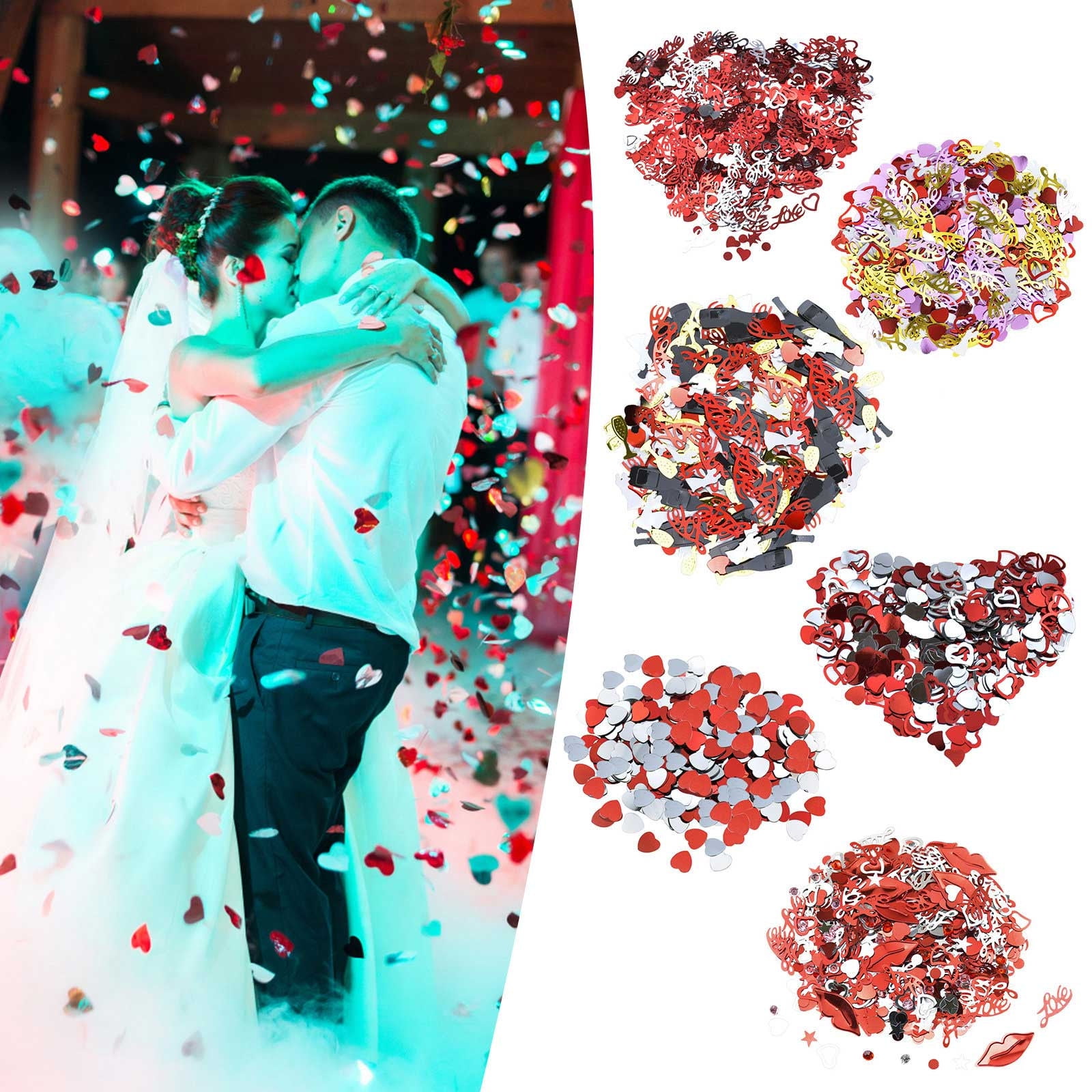 Huayishang Valentines Day Decorations Clearance, Wedding Heart Self