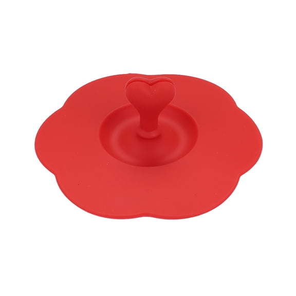Huayishang Water Bottle Dust-Proof and Splash-Proof Silicone Cup Cover, Bright Red, Kitchen Essentials Clearance Sale Red