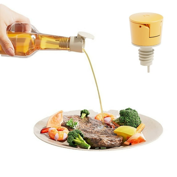 Huayishang Water Bottle Oil Pouring Nozzle Oil Bottle Mouth Does Not Drip Diversion Olive Oil Bottle Stopper B Sunset Yellow, Kitchen Essentials Clearance Sale