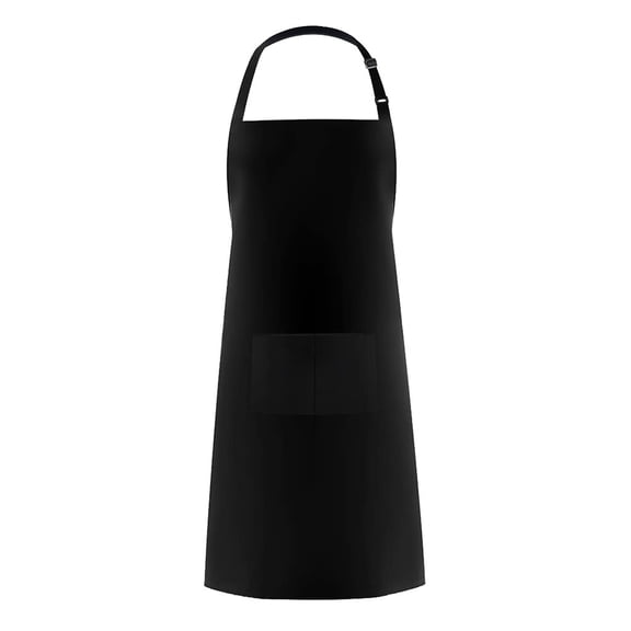 Huayishang Women's Apron 2Pc Adjustable Water Resistant Pocket Kitchen Cooking Apron Black, Kitchen Essentials Clearance Sale Black