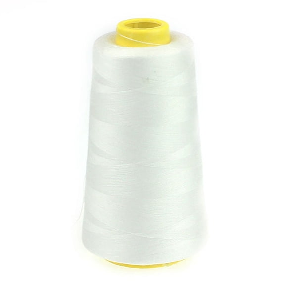 Huayishang Yarn , Household Color Polyester Sewing Thread Pagoda Thread 1Pc 2300 Yards Sewing Supplies White