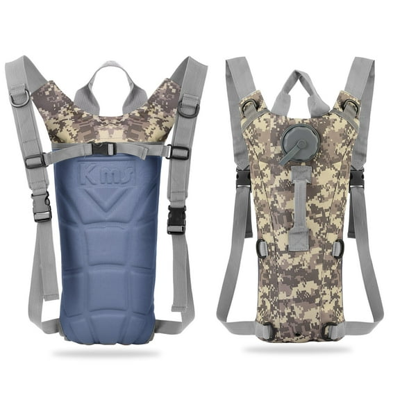 (Huayusheng)-- 1Pc 3L Tactical Hydration Pack Water Bladder Adjustable Water Drink Backpack For Hiking Cycling Climbing Running **--( hjl'[)