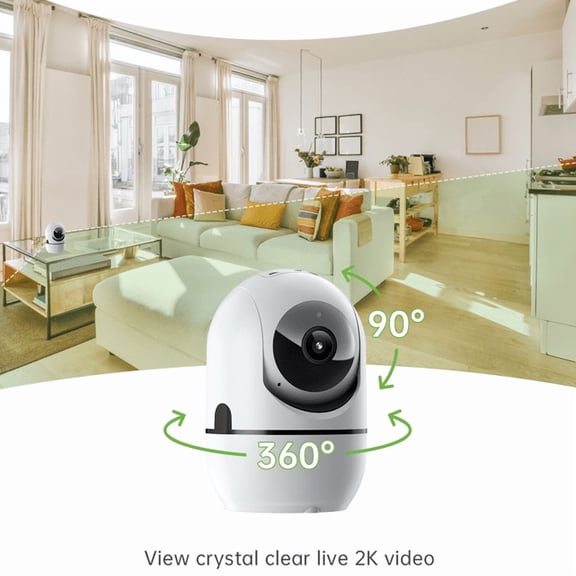 (Huayusheng)--2-way Video Call Network Camera PTZ WIFI Security Cam AI Smart Camera For Home Night Vision Wireless Indoor Camera**--（ ;.';[.）