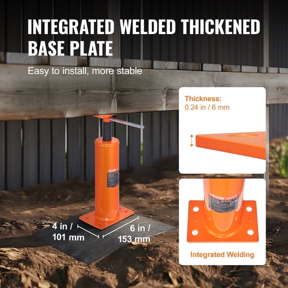 (Huayusheng)-- Adjustable Floor Jack Post House Floor Leveling Lift 12'-16' Height Range **--（ j;[';）