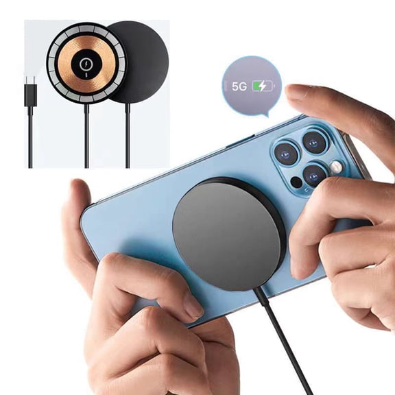 (Huayusheng)--IPhone 17 Pro Pro Max Wireless Charger 15W Magnetic Wireless Fast Charging, Compatible With IPhone 12, 13, 14, 15, 16, And 17 Pro, Pro Max Series Models**--（ f.;[\）
