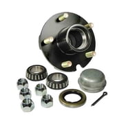 Hub Assembly BT150A-22-A - 5-Bolt On 4-1/2" Studded Trailer Hub Shorty - 3-1/2" For 1-1/16 Inch Straight Axle Spindle