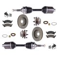 thumbnail image 1 of Hub & Bearing CV Drive Axle Shaft for Automatic Transmiss 02-05 GM Cavalier 9pc, 1 of 6