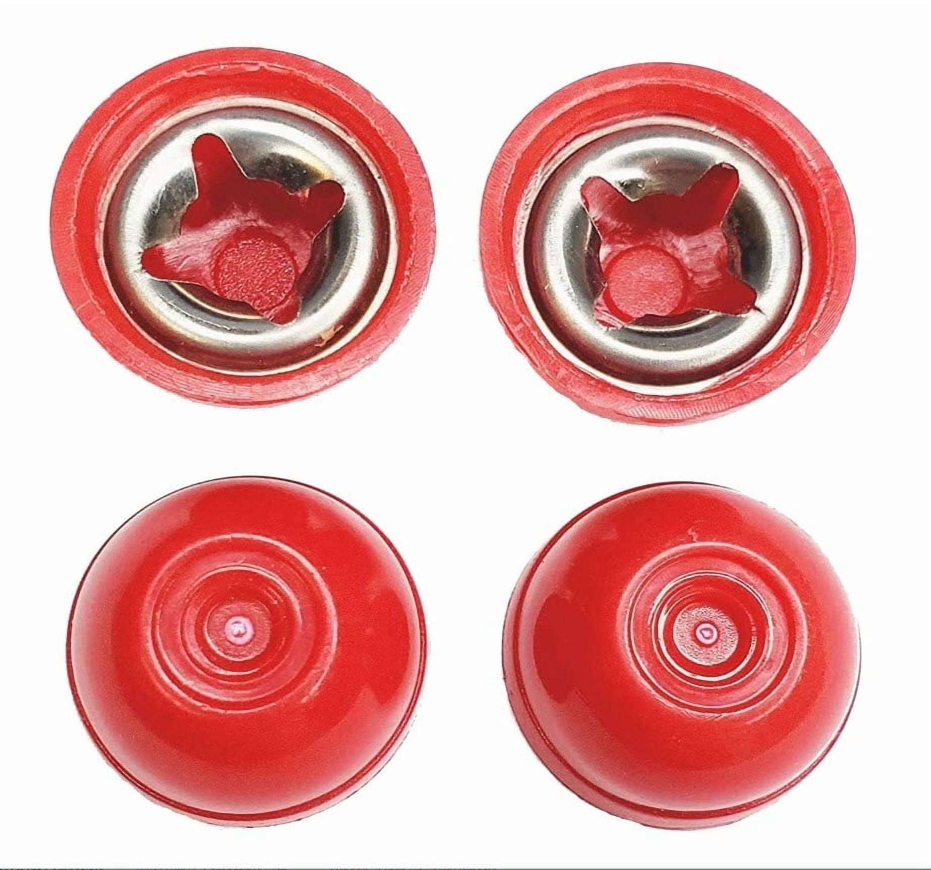 Red Hub Cap Hub Cap Cover Replacement Compatible with Popular Red Wagon Brand for ...