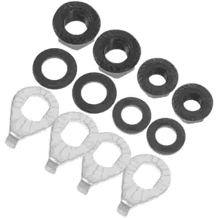 Hub Flanged Axle Nut And Safety Washer For Front And Back Bike