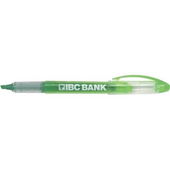 Hub Pen 125HIGRN Liquid Highlighter - Green - Pack of 200