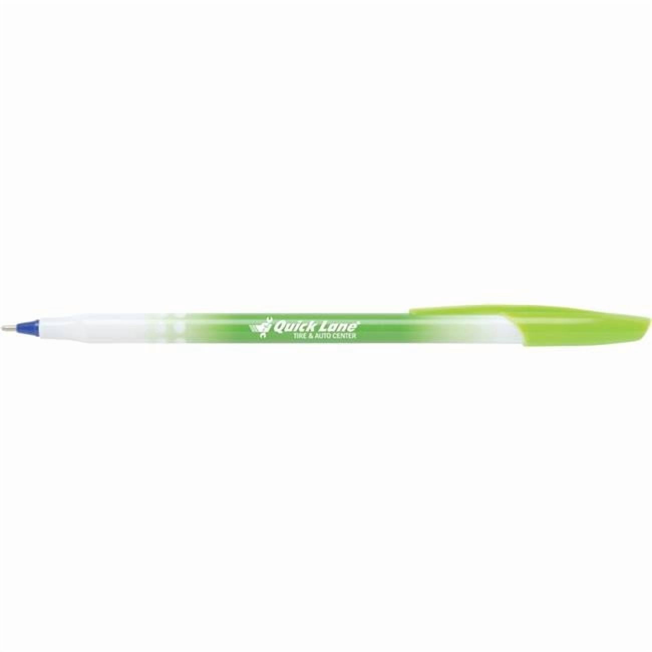 Hub Pen 335IGRN-BLK MaxGlide Stick Green Pen - Black Ink - Pack of 500