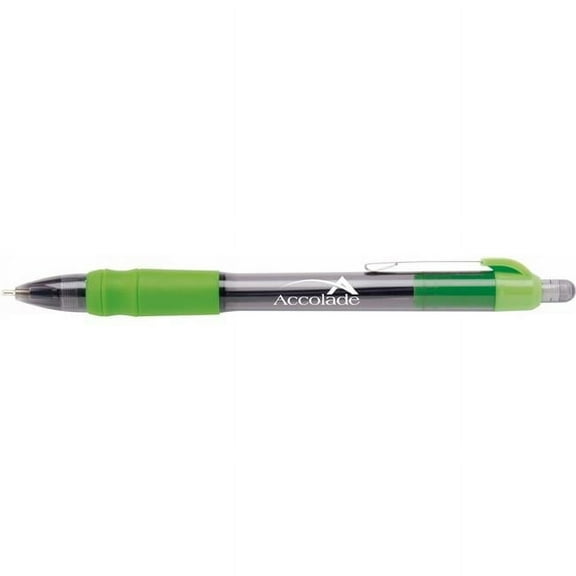Hub Pen 588GRN-BLUE MaxGlide Click Tropical Lime Green Pen - Blue Ink
