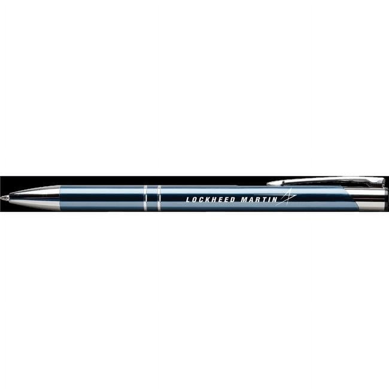 Hub Pen 682BLUE-BLUE Sonata Glass Blue Pen - Blue Ink - Pack of 100