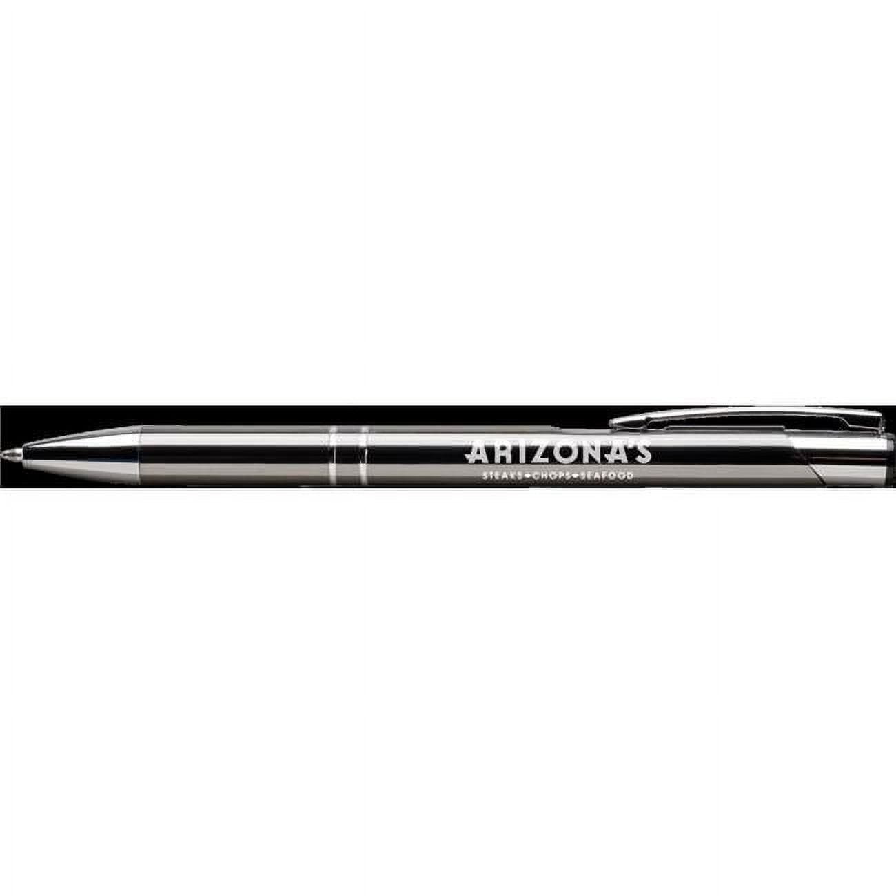 Hub Pen 682GUN-BLUE Sonata Glass Gunmetal Pen with Blue - Pack of 100