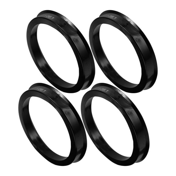 Hub Reducer Ring 4 Pcs Centric Rings Replacement Tire Car Decor Hubcentric Plastic