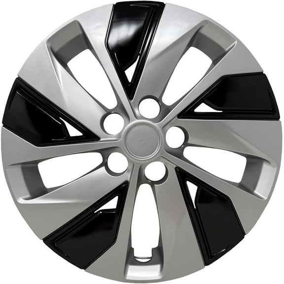 HubStar Hubcap Fits Nissan Altima 2019-2023, Premium Replica 16-inch Replacement, Silver Black, 1 Piece