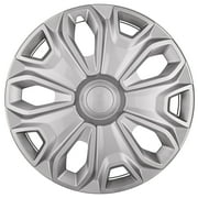 HubStar Hubcap Replacement for Ford Transit 150, 250, and 350: 2015-2024, 16-inch Wheel Cover (Silver, 1 Piece)