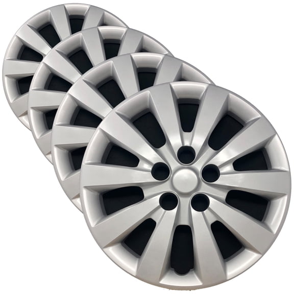 HubStar  Hubcap Replacement for Nissan Sentra 2013-2019, Leaf 2013-2018, 16-inch Replica Wheel Cover (Set of 4) 53089