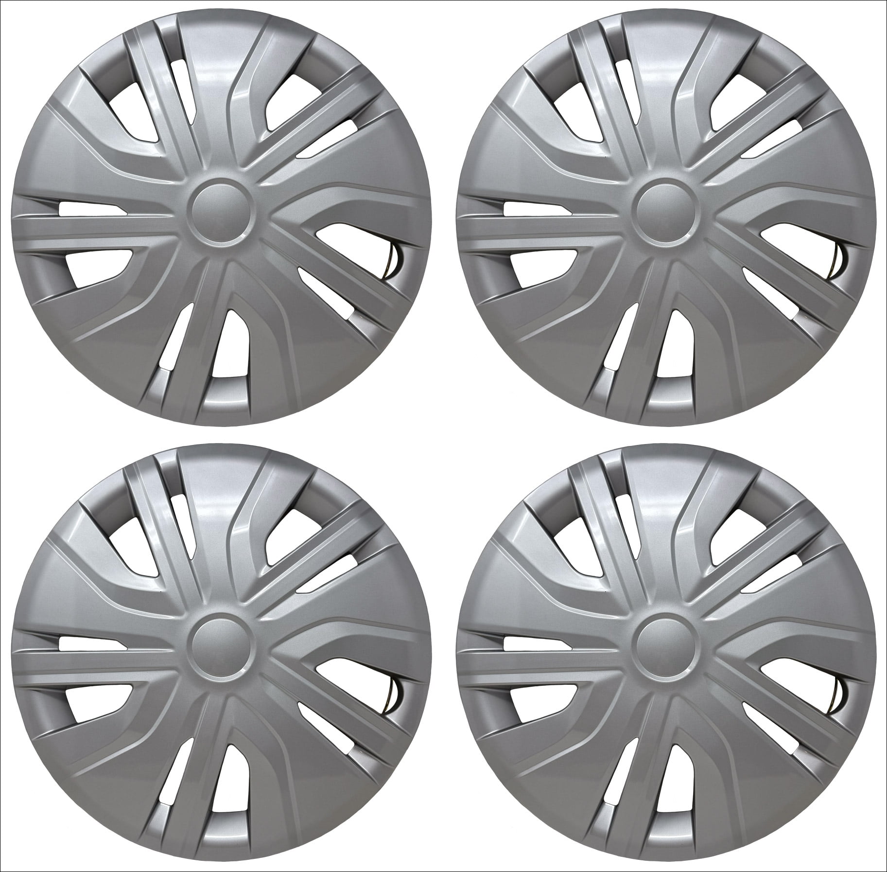 HubStar Hubcap for Mitsubishi Mirage 2017-2024  - Premium Replica 14-inch Replacement Set