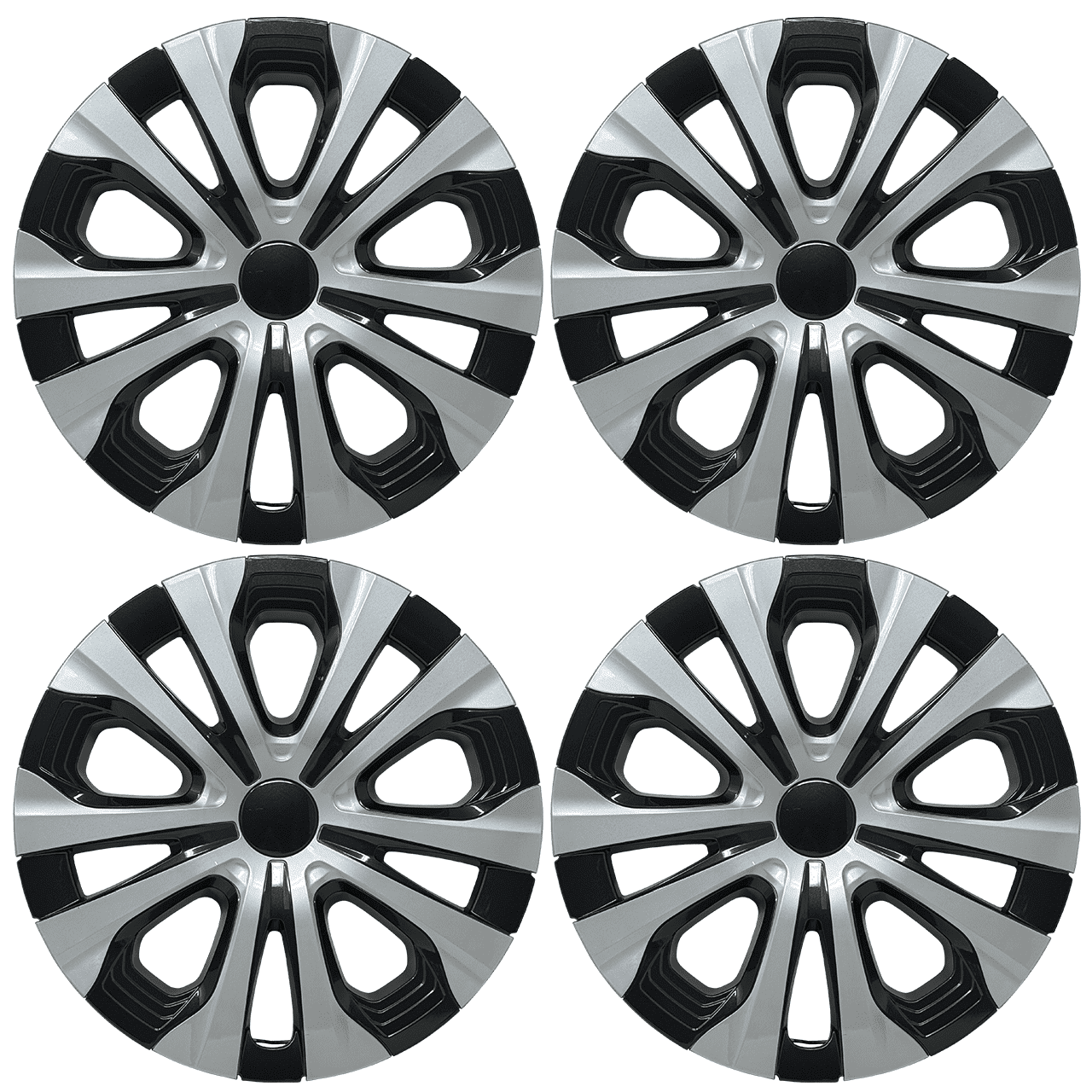 HubStar Replacement Hubcap for Toyota Corolla 2020-2022, Prius 2019-2022, 15-inch Replica Wheel Cover (Set of 4) 61188