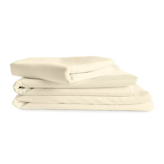 Huba Homes 1800 Count Cotton Bamboo Feel 6 Piece Sheet Set Deep Pockets Bed Sheet Set king cream