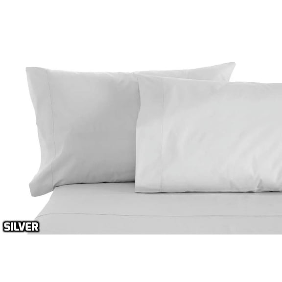 Huba Homes 1800 Thread Count Bamboo Comfort Extra Soft Bed Sheet Set Deep Pocket -12 Colors queen silver