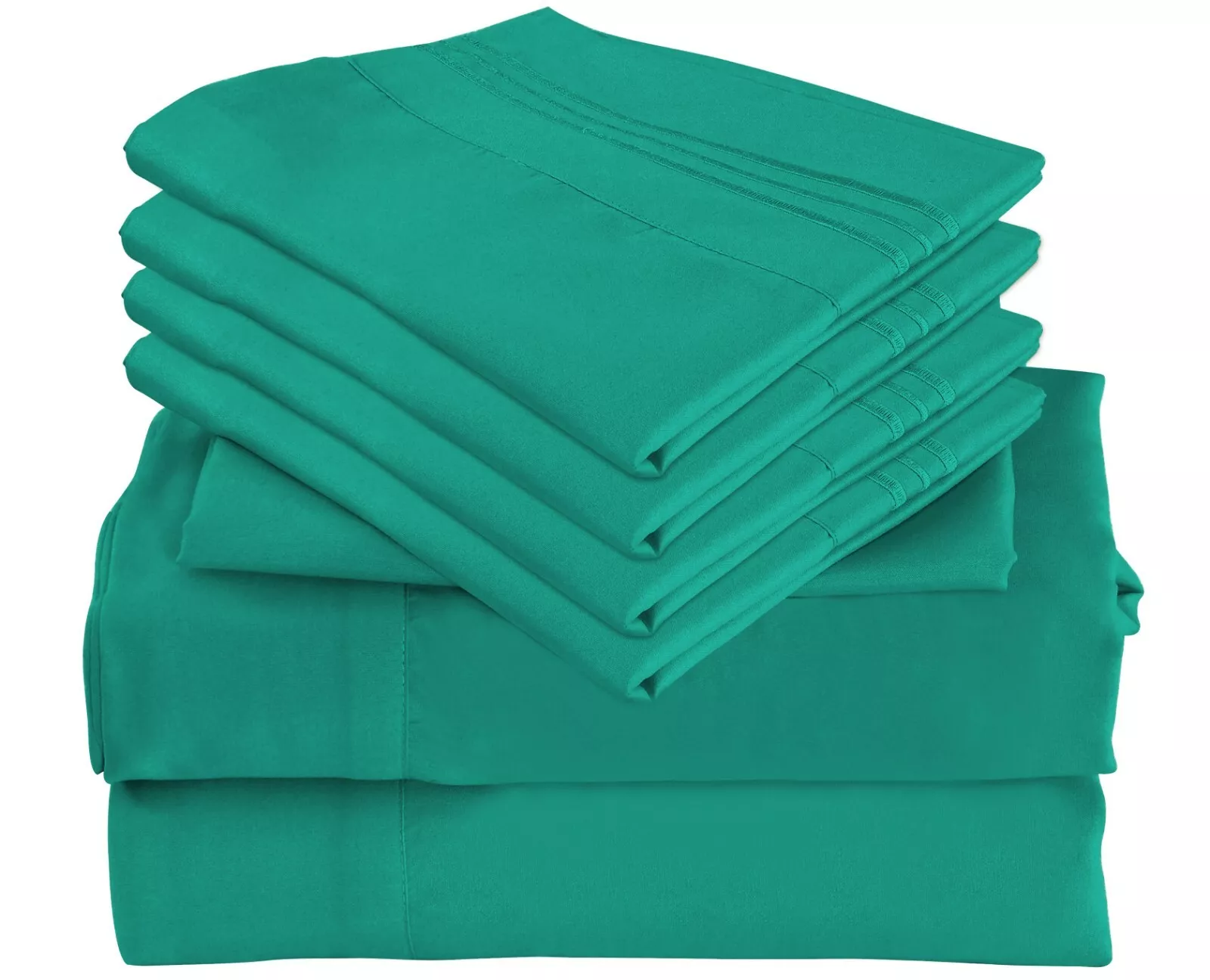 Huba Homes 6 Pc Bamboo Sheets Set Deep Pockets Cool Bamboo Sheets Queen
