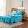 thumbnail image 1 of Huba Homes 6 Piece Bed Sheet Set by Nymbus- Hotel Luxury Pillowcases, Fitted & Flat Sheets Twin Beach Blue, 1 of 1