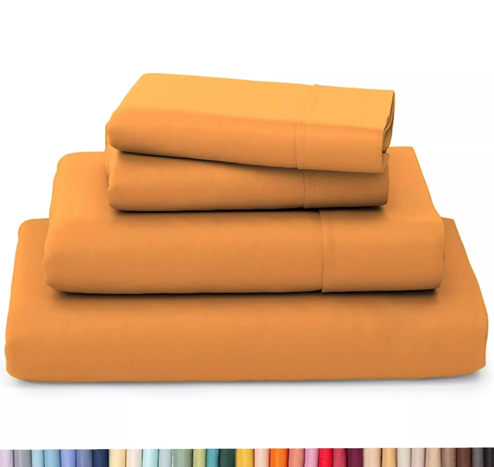 Huba Homes Dorm Room Sheet Set - 4 Piece Bamboo Sheet Set - Twin XL ...