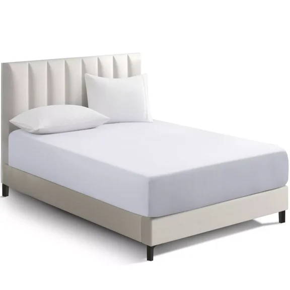 Huba Homes Full Fitted Sheet 16” Extra Deep Pocket Elastic Bed Sheets Twin Full King Queen-queen -Peach