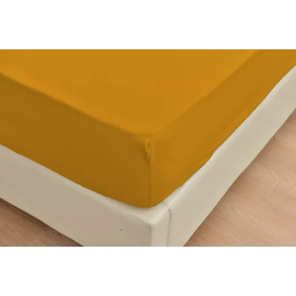 Huba Homes Full Size Bamboo Bed Sheet Sets Soft Cooler than Cotton Bamboo Sheets 4 Pieces Full Gold