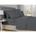 thumbnail image 1 of Huba Homes Kathy Ireland 6-Piece Smart Sheet Sets w/ Side Pocket king grey, 1 of 1