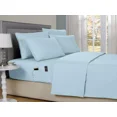 thumbnail image 1 of Huba Homes Kathy Ireland 6-Piece Smart Sheet Sets w/ Side Pocket queen aqua, 1 of 1
