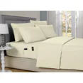 thumbnail image 1 of Huba Homes Kathy Ireland 6-Piece Smart Sheet Sets w/ Side Pocket queen lvory, 1 of 1