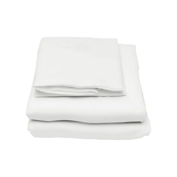 Huba Homes Luxury 1800 Count 4 Piece Brushed Cotton Feel Extra Deep Pocket Sheets For Bed Twin extra long White Pearl