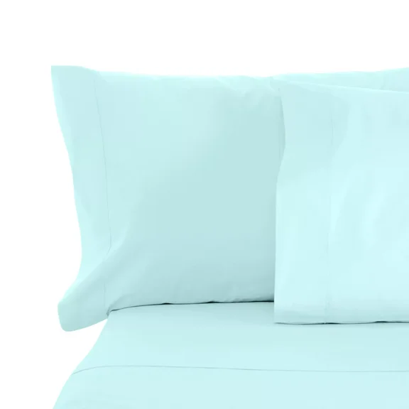 Huba Homes SOFT 6 PIECE 1800 THREAD COUNT EGYPTIAN COTTON FEEL SHEET FOR BED DEEP POCKET-full-Light Blue